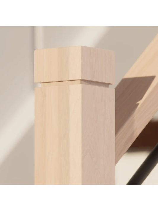 Newel Post, solid Poplar